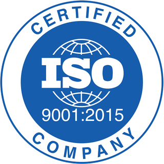 ISO 9001:2015 certified company